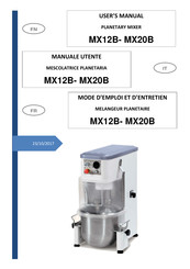 MECNOSUD MX12B Mode D'emploi Et D'entretien