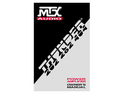 Mtx Audio THUNDER 202 Mode D'emploi