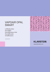 Klarstein VAPOAIR OPAL SMART Mode D'emploi