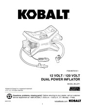 Kobalt 0791911 Mode D'emploi