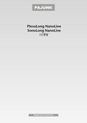 pajunk NRFit SonoLong NanoLine Mode D'emploi