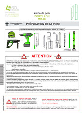 Alsol PORTILLON MIXTE Notice De Pose