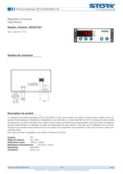 STORK TRONIC 900323.001 Fiche Technique