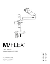 Humanscale M/FLEX Instructions D'assemblage