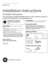 GE GLC4000 Série Instructions D'installation