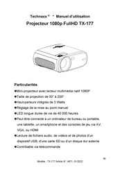 Technaxx TX-177 Manuel D'utilisation