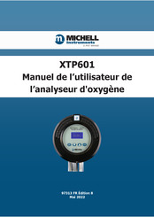Michell Instruments XTP601 Manuel De L'utilisateur