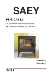 Unifire Saey Peak Gaz Notice D'installation Et D'utilisation