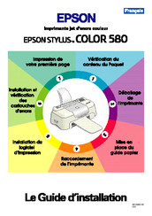 Epson STYLUS COLOR 580 Guide D'utilisation