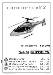Multiplex RR FunCopter V2 Notice De Construction
