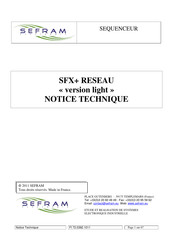 Sefram SFX+ Light Notice Technique
