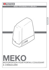 Proteco MEKO 8 Notice D'installation Et Utilisation