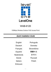 LevelOne WAB-6120 Guide D'installation Rapide