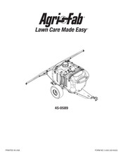 Agri-Fab 45-0589 Mode D'emploi
