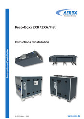 AEREX Reco-Boxx ZXR Instructions D'installation