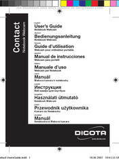 Dicota Contact Guide D'utilisation