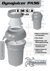 Dynamic Dynajuicer PA96 Notice D'utilisation Et D'entretien