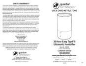 Guardian Technologies H950AR Utilisation Et Instructions D'entretien