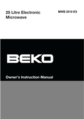 Beko MWB 2510 EX Manuel D'utilisation