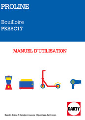 Proline PKSSC17 Manuel D'utilisation