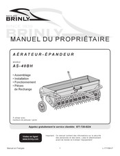 Brinly AS-40 BH Manuel Du Propriétaire