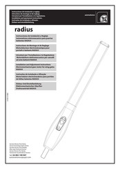 Pujol radius Instructions De Montage Et De Réglage