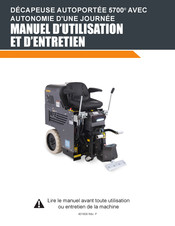 National Flooring Equipment 5700 Manuel D'utilisation Et D'entretien