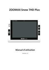 Zoomax Snow 7HD Plus Manuel D'utilisation
