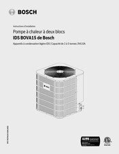 Bosch IDS BOVA15 Instructions D'installation