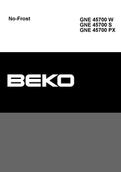 Beko GNE 45700 PX Mode D'emploi