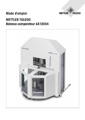 Mettler Toledo AX12004 Mode D'emploi