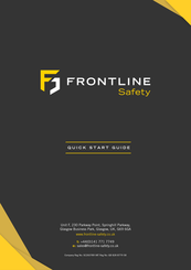 MSA FRONTLINE PrimaX Guide Rapide