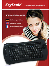 KeySonic KSK-5200 RFM Manuel D'utilisation