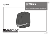 Motorline Professional TELICA Notice Pour L'utilisateur/Installateur