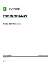 Lexmark B2236 Guide De L'utilisateur