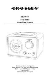 Crosley CR3003B Manuel D'utilisation