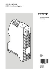 Festo CPX-E-AO-U-I Serie Traduction De La Notice Originale