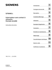 Siemens SITRANS L 7ML1510 Série Instructions De Service