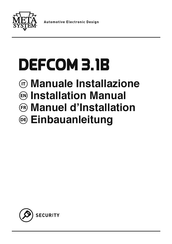 Meta System DEFCOM 3.1B Manuel D'installation