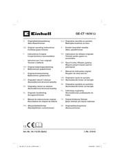 EINHELL GE-CT 18/30 Li Instructions D'origine