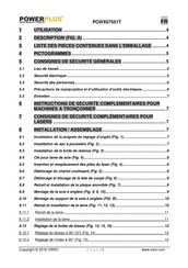 Powerplus POWX07551T Mode D'emploi