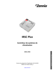 Zennio IRSC Plus Manuel D'utilisation