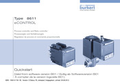 Burkert eCONTROL 8611 Guide De Démarrage Rapide