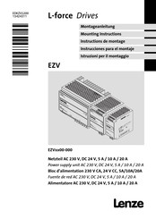 Lenze L-force Drives EZV4800-000 Instructions De Montage