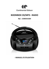 CONTINENTAL EDISON CEBBOX16B4 Manuel D'utilisation