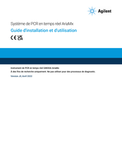 Agilent Technologies AriaMx Guide D'installation Et D'utilisation