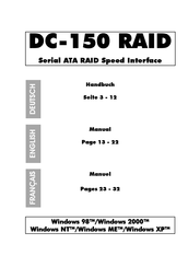 Dawicontrol DC-150 RAID Manuel