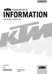 KTM 64112966000 Guide Rapide