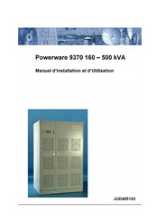 Powerware 9370 Manuel D'installation Et D'utilisation