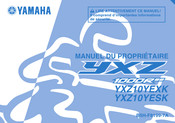 Yamaha YXZ10YESK Manuel Du Propriétaire